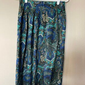 Vintage Lee Winter Paisley Skirt  Size 10